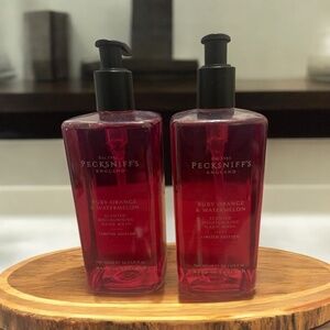 2-Pack Pecksniff’s Ruby Orange & Watermelon Hand Wash 480 ml • New